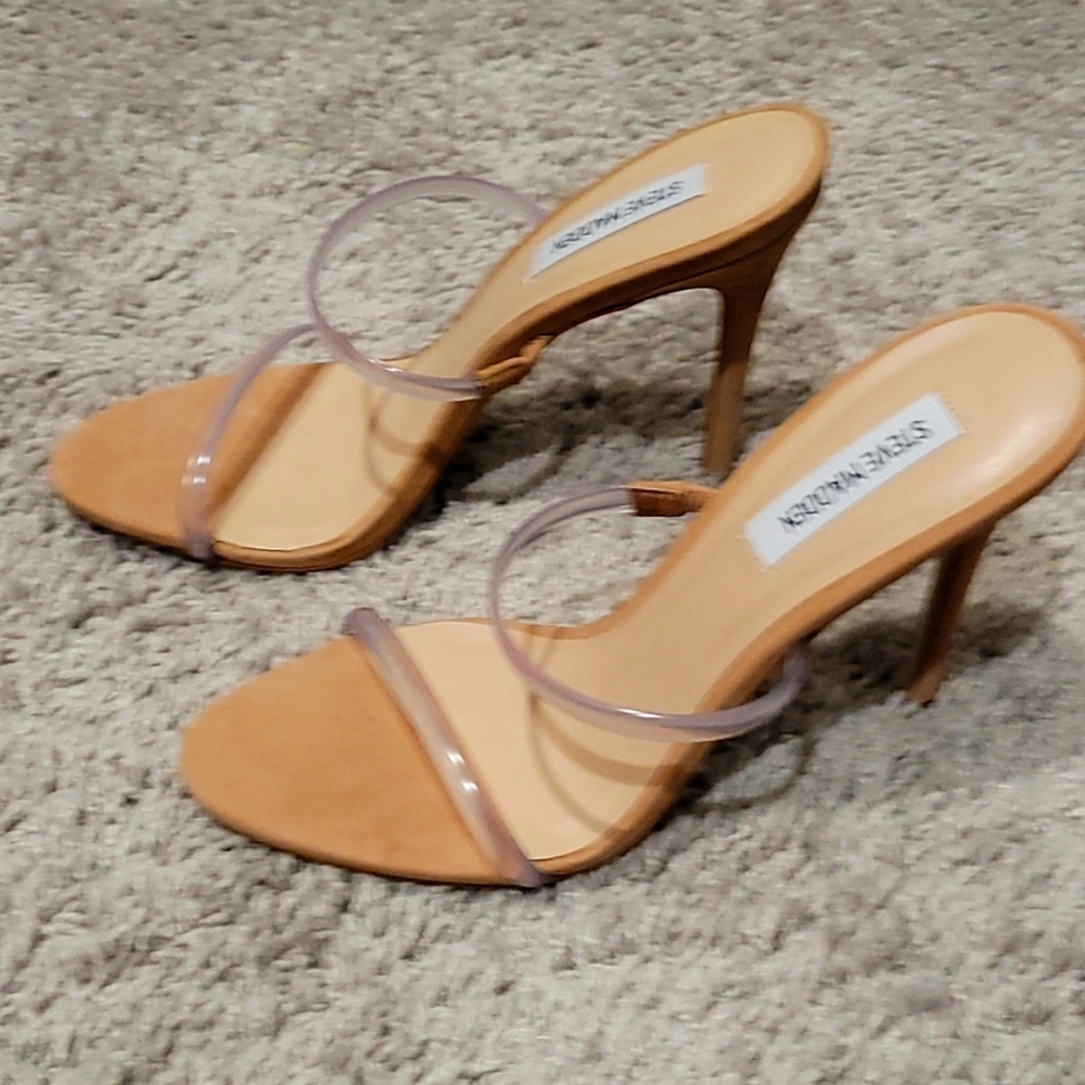 Steve Madden Ballet clear heels